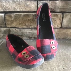 Buffalo Plaid Shoes - Mossimo Supply Co - Size 7